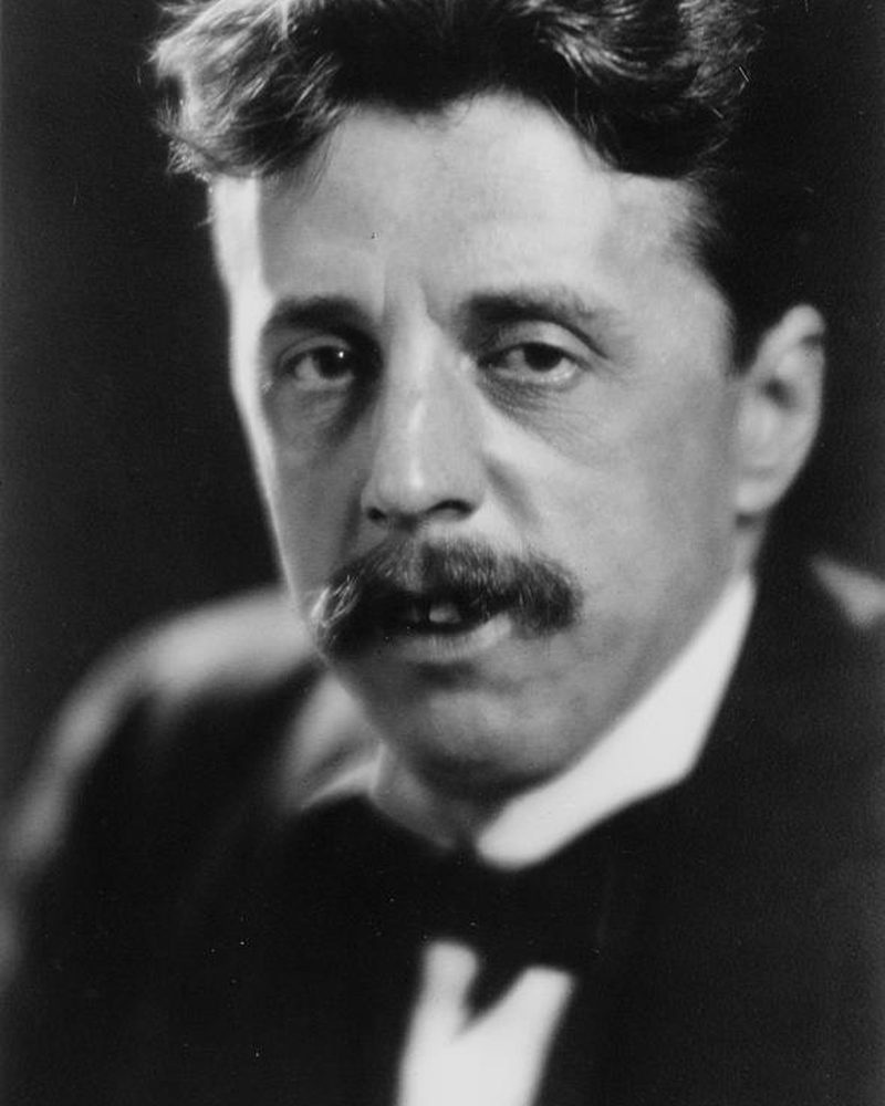 Retrato fotográfico de Arnold Bennett