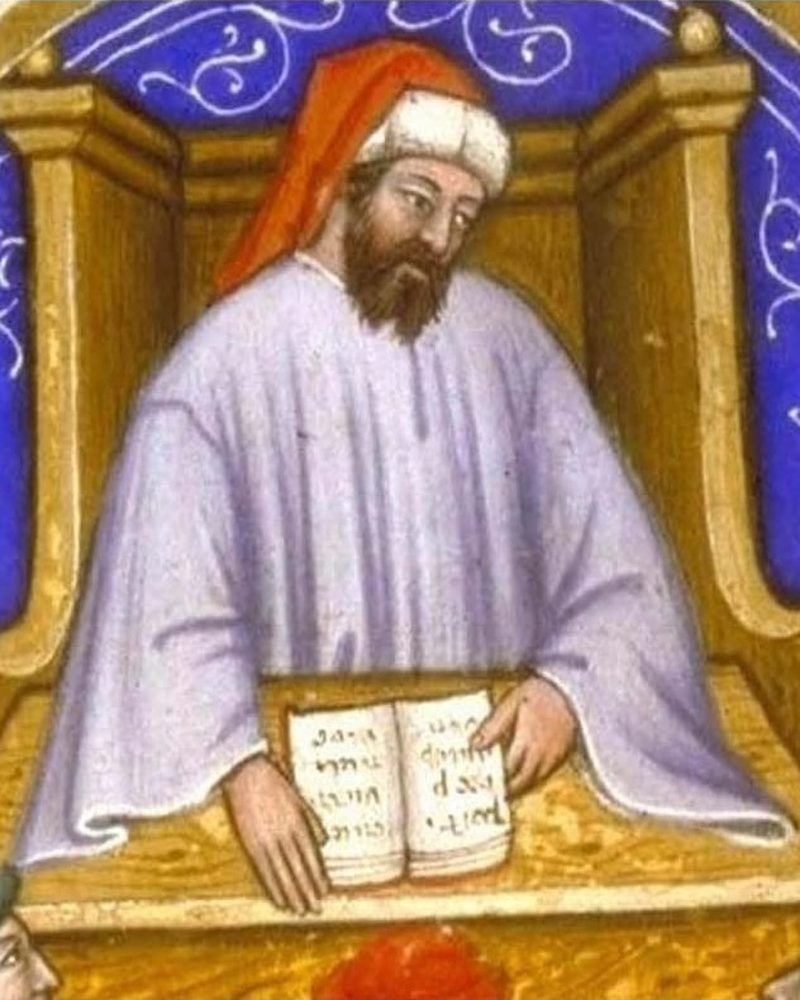 Miniatura medieval de Boécio