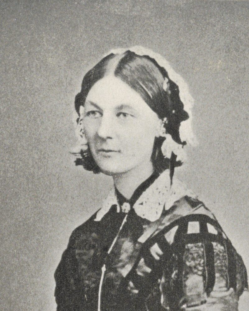 Retrato fotográfico de Florence Nightingale