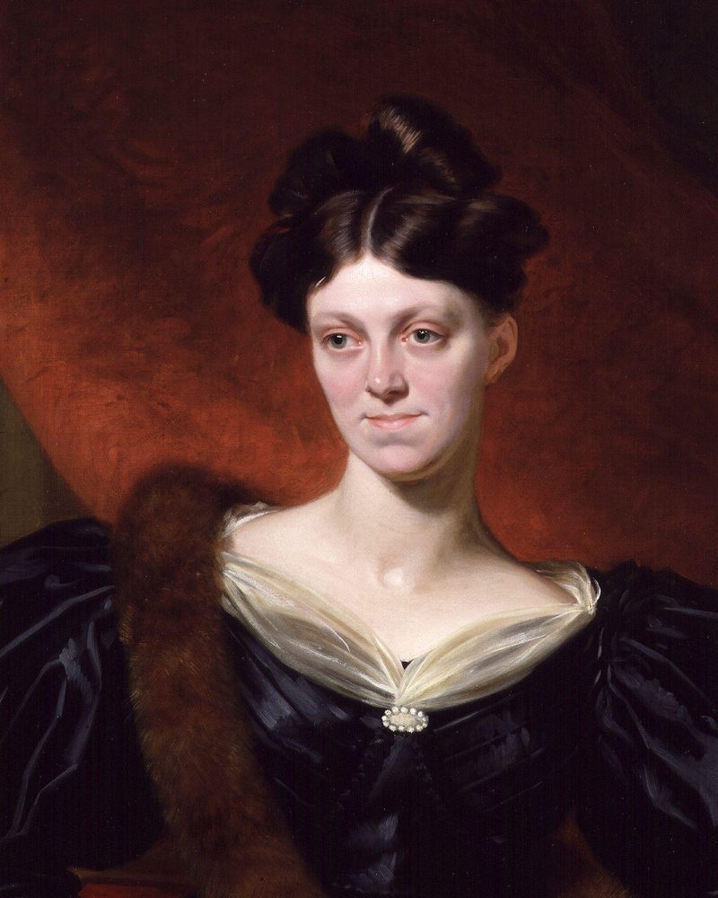 Retrato pintado de Harriet Martineau