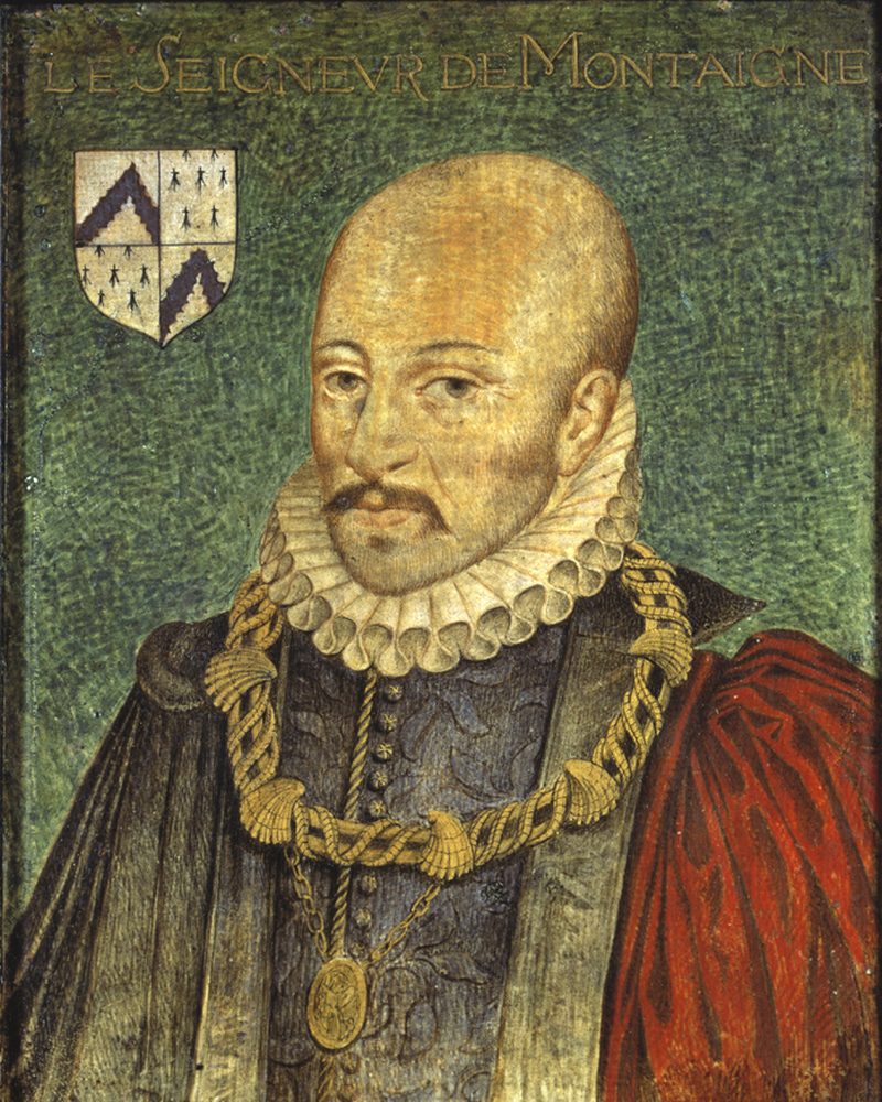 Retrato de Michel de Montaigne atribuído a Dumonstier