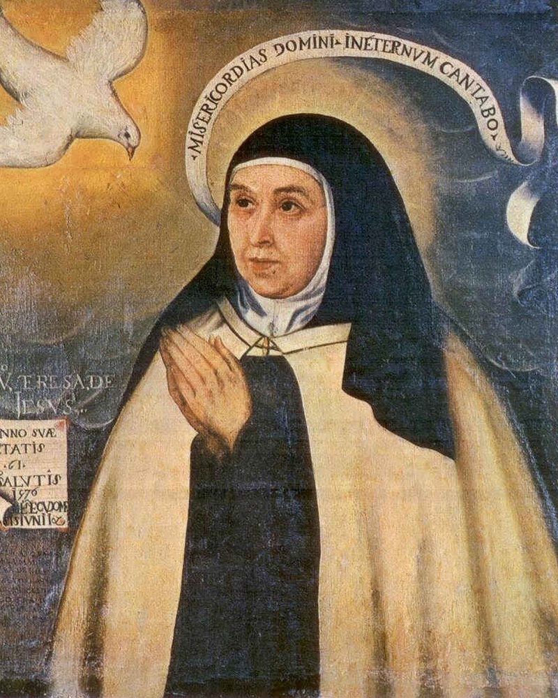 Retrato pintado de Teresa de Ávila