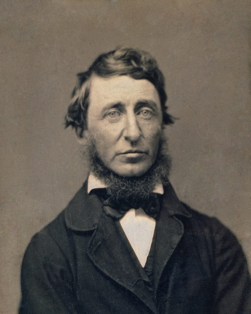 Retrato fotográfico de Henry David Thoreau